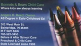 Bonnets And Bears Child Care
