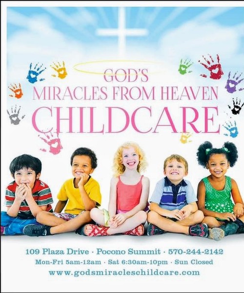 God's Miracles From Heaven Childcare Logo