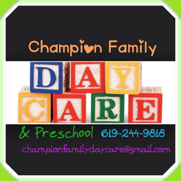 Champion Family Daycare And Preschool Logo