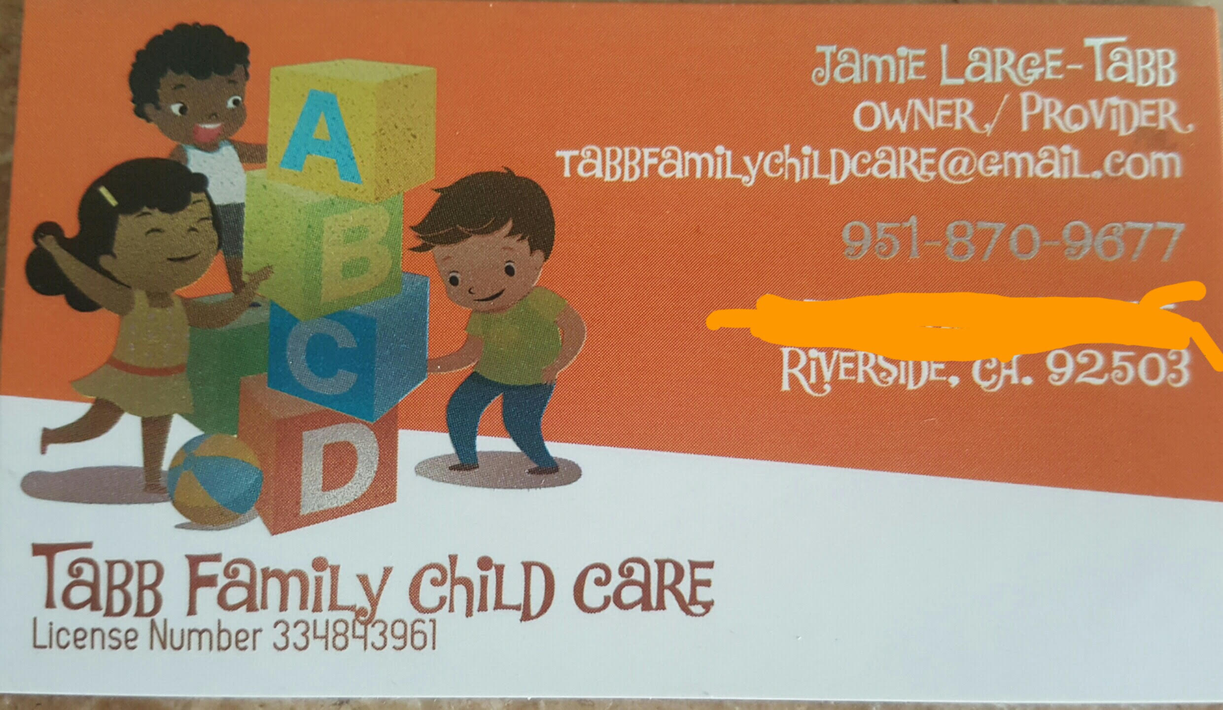 Tabb Family Daycare Logo