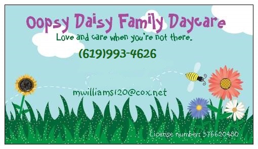 Oopsy Daisy Family Daycare Logo