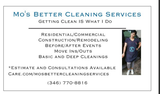 Mo's Better Cleaning Services