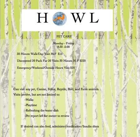 Howl Pet Care