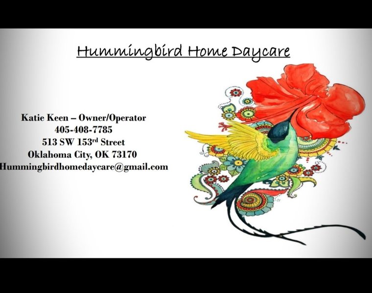 Hummingbird Home Daycare Logo