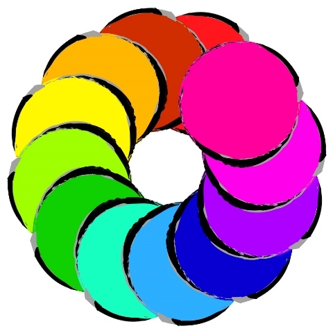 Color Wheel Daycare Logo