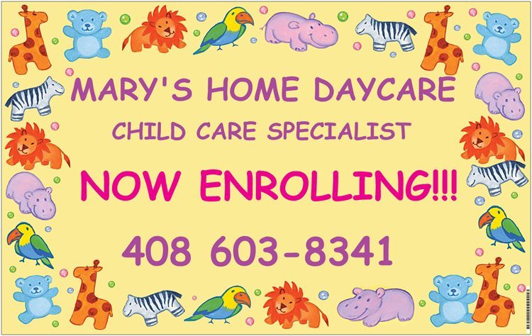 Mary's Home Daycare Logo