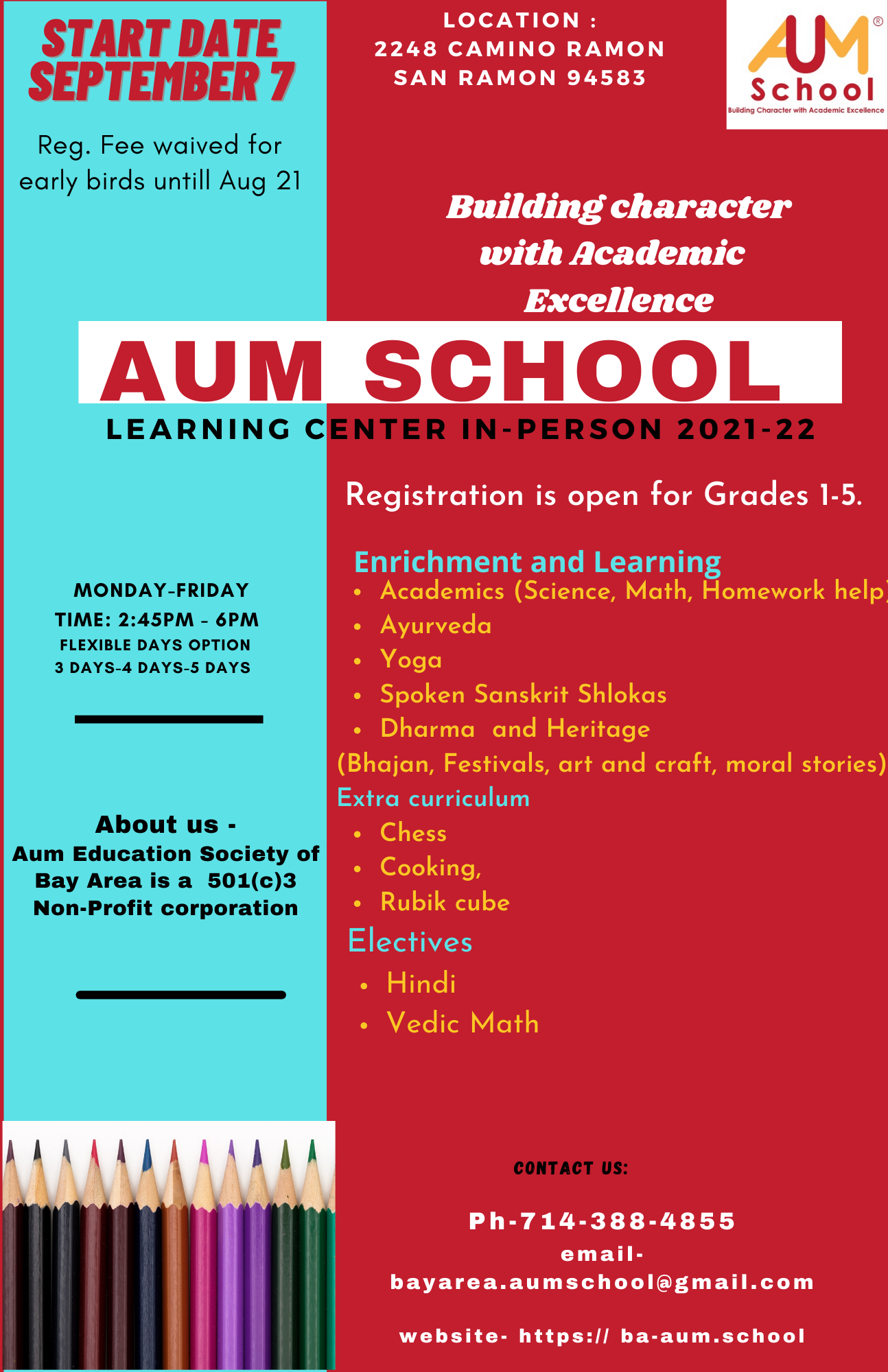 Aum School Learning Center Logo