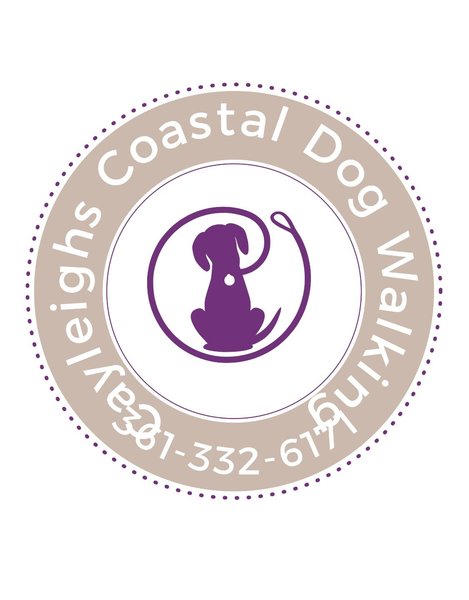 Cayleigh's Coastal Dog Walking Logo