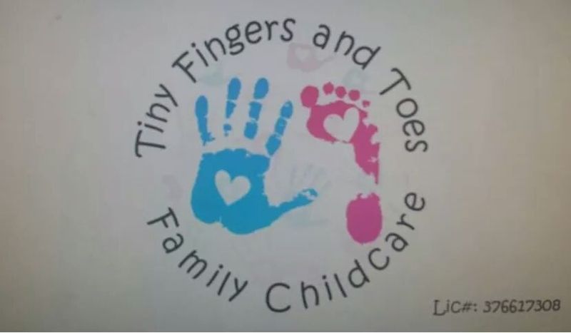 Tiny Fingers And Toes Child Care Logo