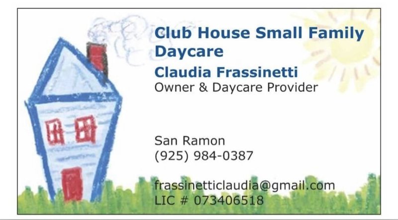 Club House Small Family Daycare Logo