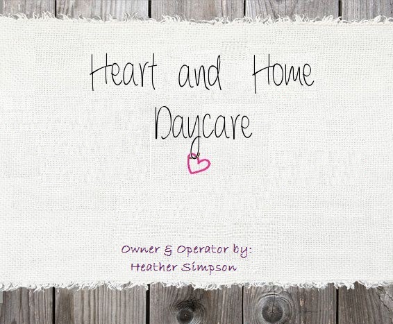 Heart And Home Daycare Logo