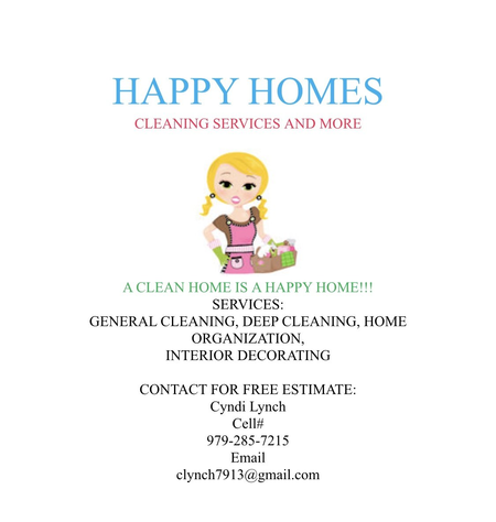 Happy Homes Cleaning and More