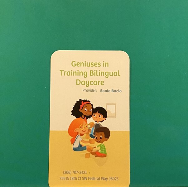 Geniuses In Training Bilingual Logo