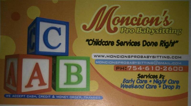 Moncions Pro Babysitting Logo