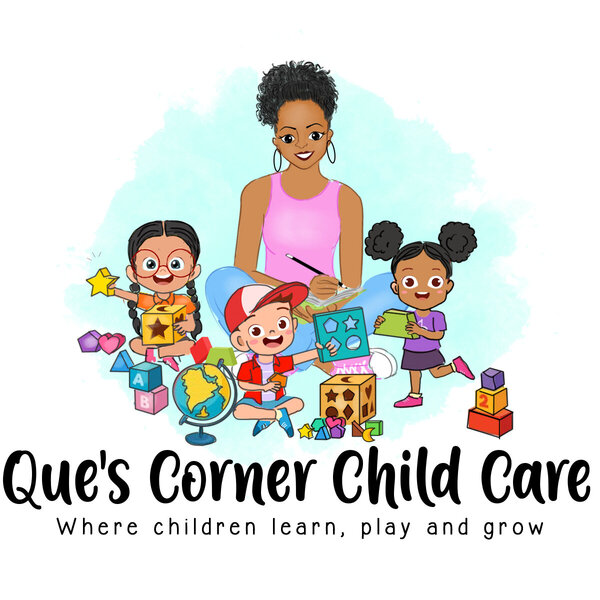 Que's Corner Child Care Logo