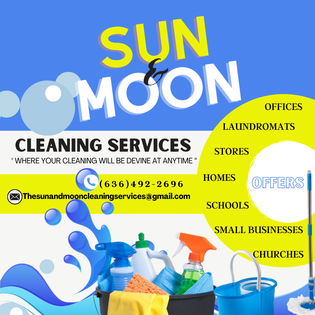The Sun & Moon Cleaning Services Logo