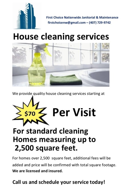 First Choice Maid Services