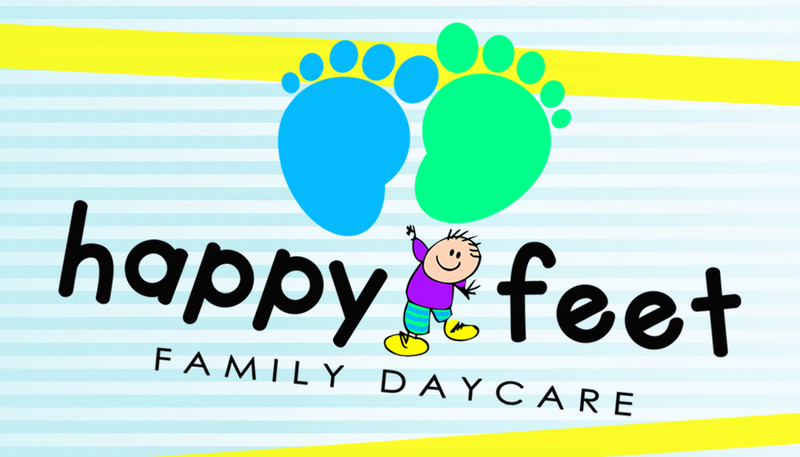 Happy Feet Family Daycare Logo