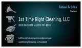 1st Time Right Cleaning, LLC