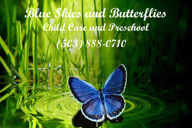 Blue Skies And Butterflies Logo