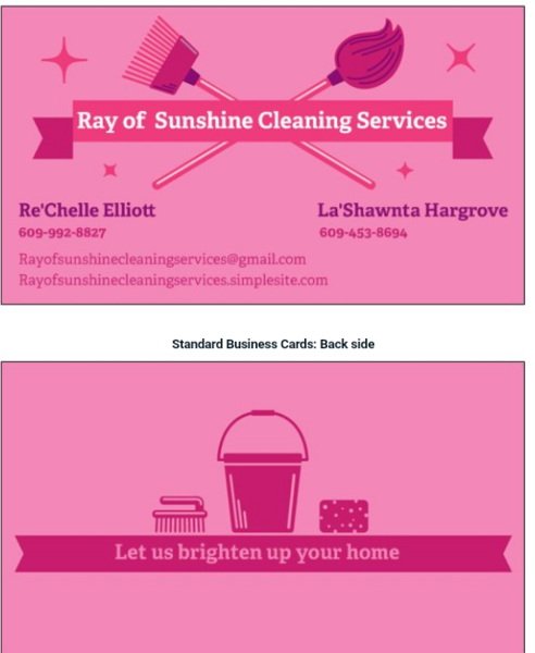 Ray Of Sunshine Cleaning Services Logo