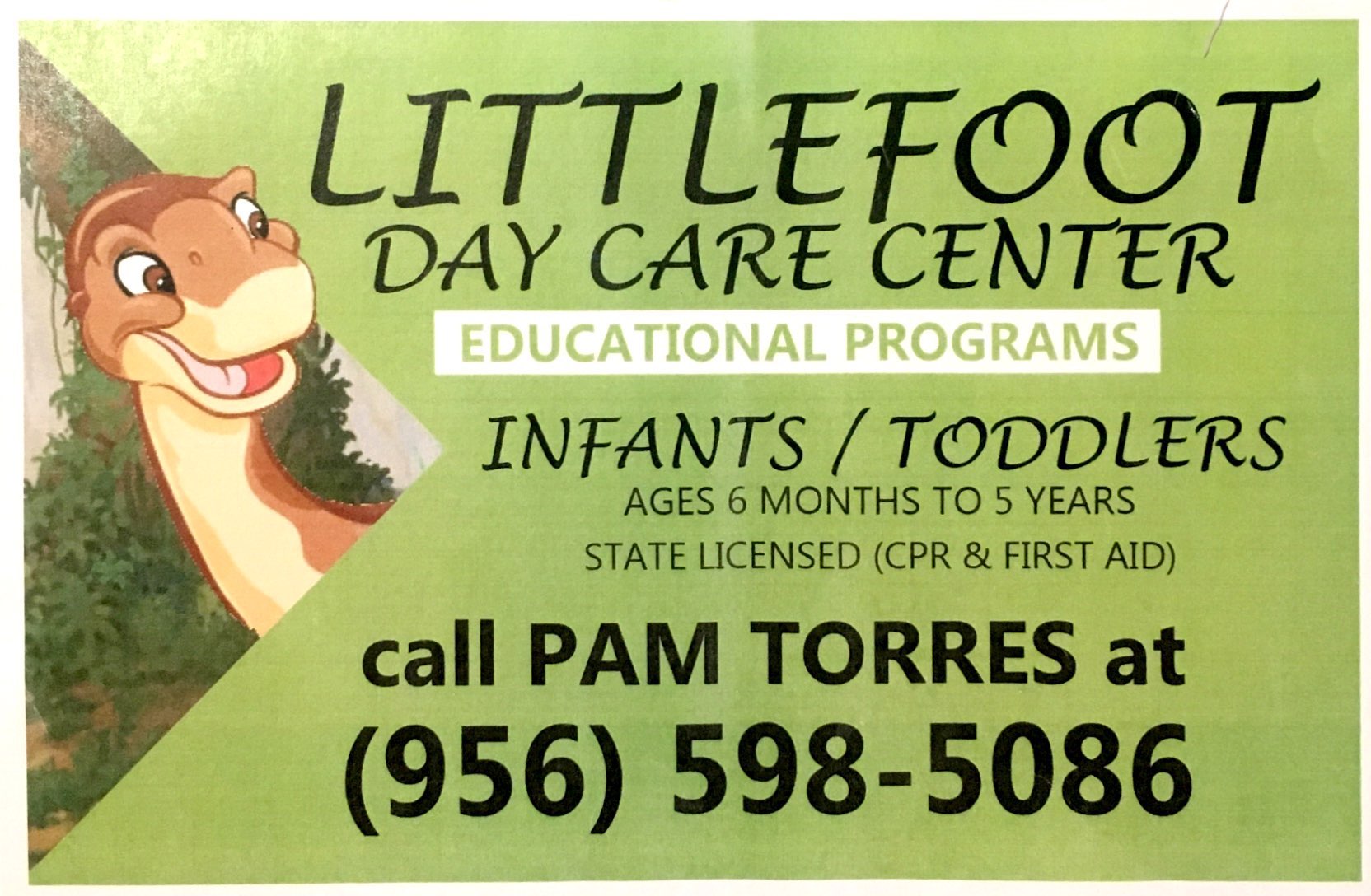 Little Foot Day Care Logo