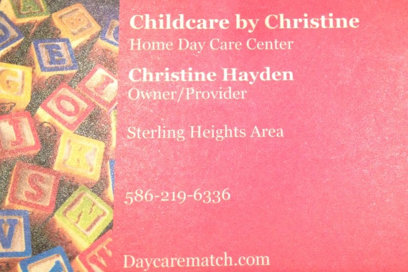 Childcare By Christine Logo