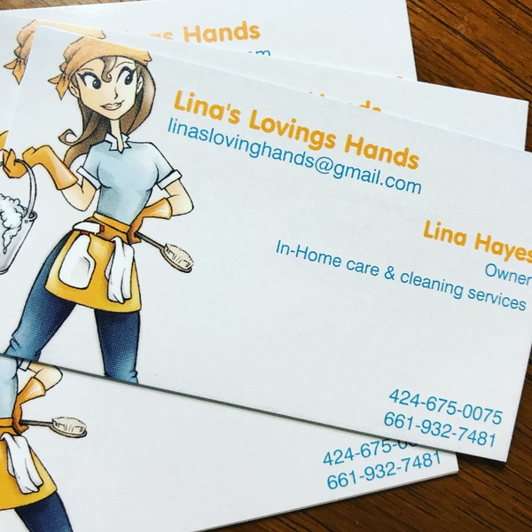 Lina's Loving Hands Logo