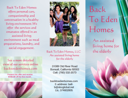 Back To Eden Homes