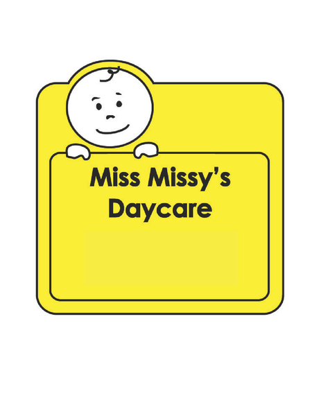 Miss Missy's Day Care Logo