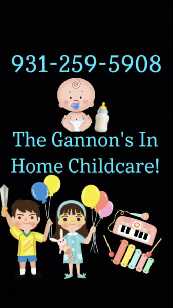 The Gannon's In Home Daycare Logo