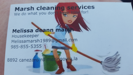 Marsh Cleaning Services