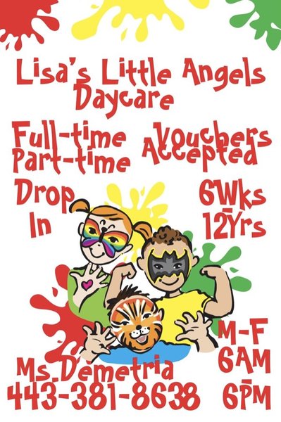 Lisa's Little Angels Daycare Logo