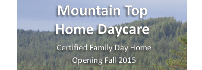 Mountain Top Home Daycare Logo