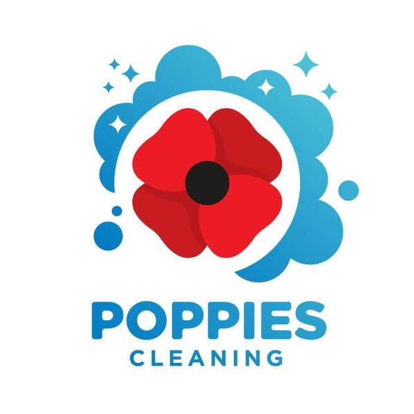 Poppies Cleaning Logo
