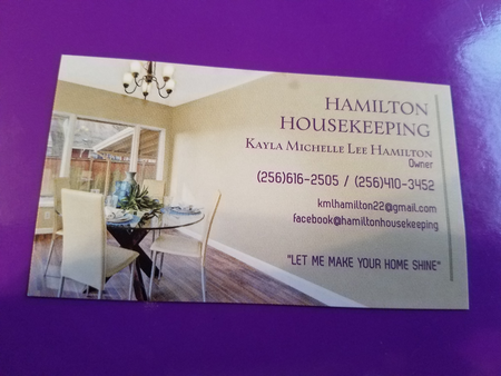 Hamilton housekeeping,LLC