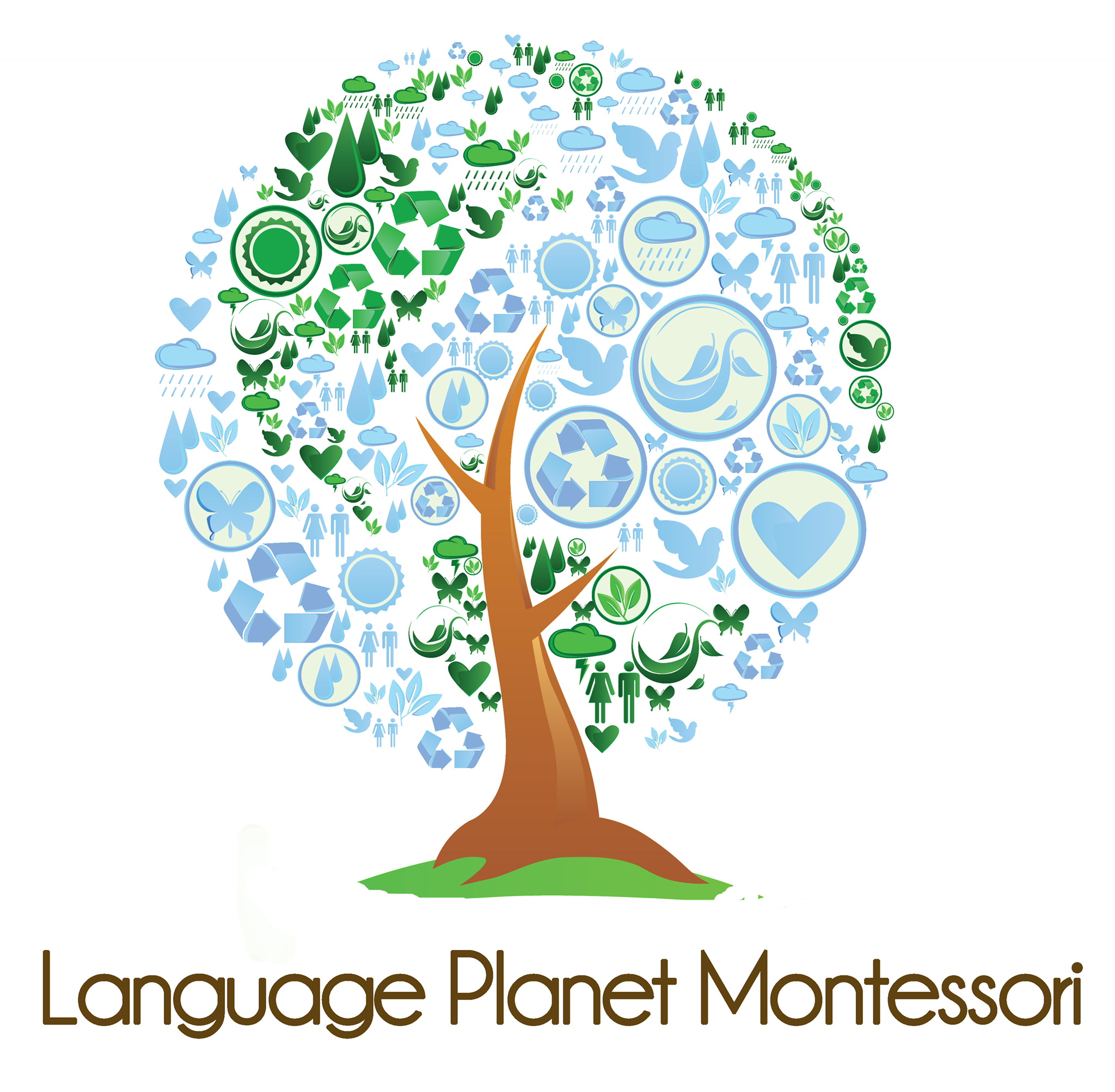 Language Planet Montessori Logo