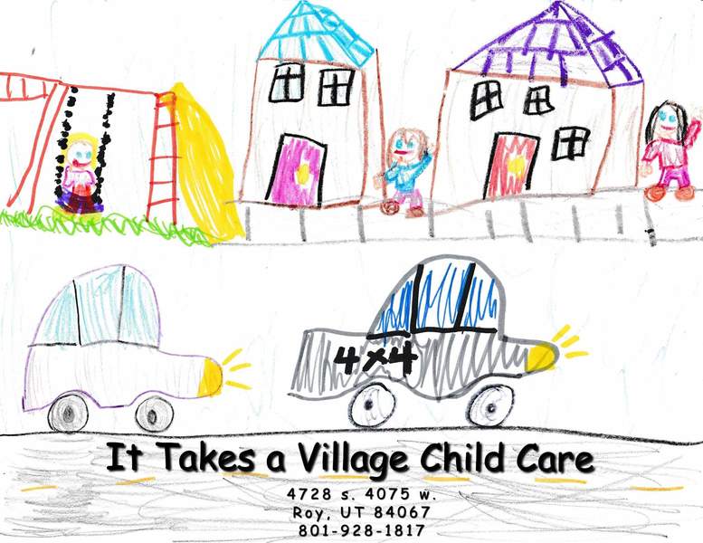 It Takes A Village Child Care Logo