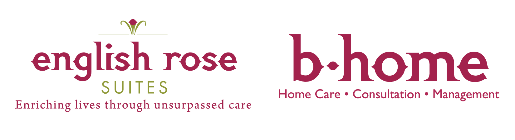 B Home Home Care By English Rose Suites Logo