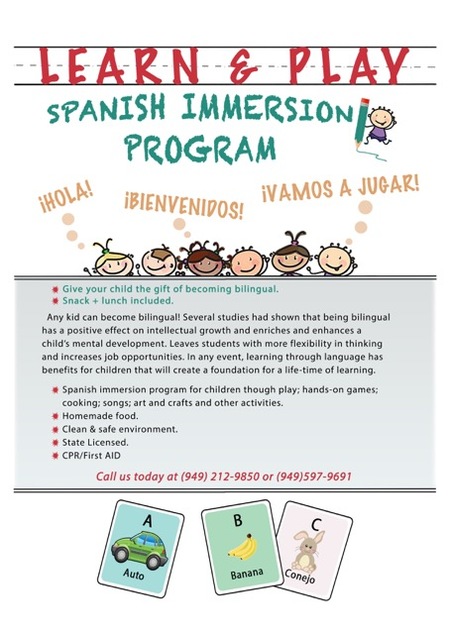 Learn & Play Spanish Immersion Program