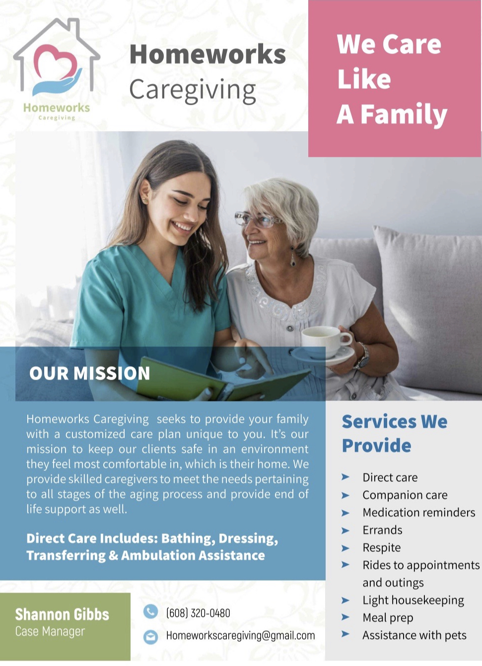 Homeworks Caregiving Logo