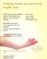 Helping Hands Private Home Health Care