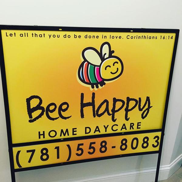 Bee Happy Home Daycare Logo