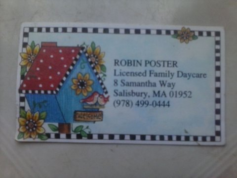 Robin P. Family Daycare Logo