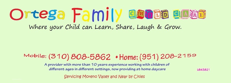 Ortega Familily Day Care Home Logo