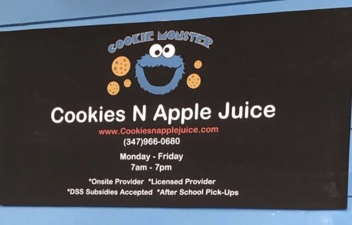 Cookies N Apple Juice Daycare Logo