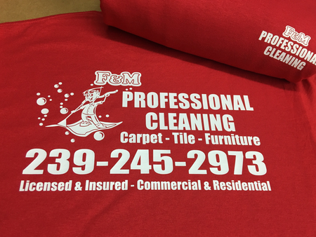 F&M professional cleaning carpet and tile