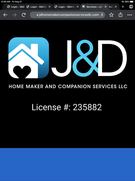 J&d Home Maker And Companion Services Llc Logo