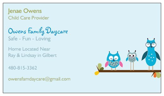 Owens Family Daycare Logo