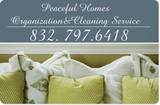 Peaceful Homes Organization & Cleaning Service